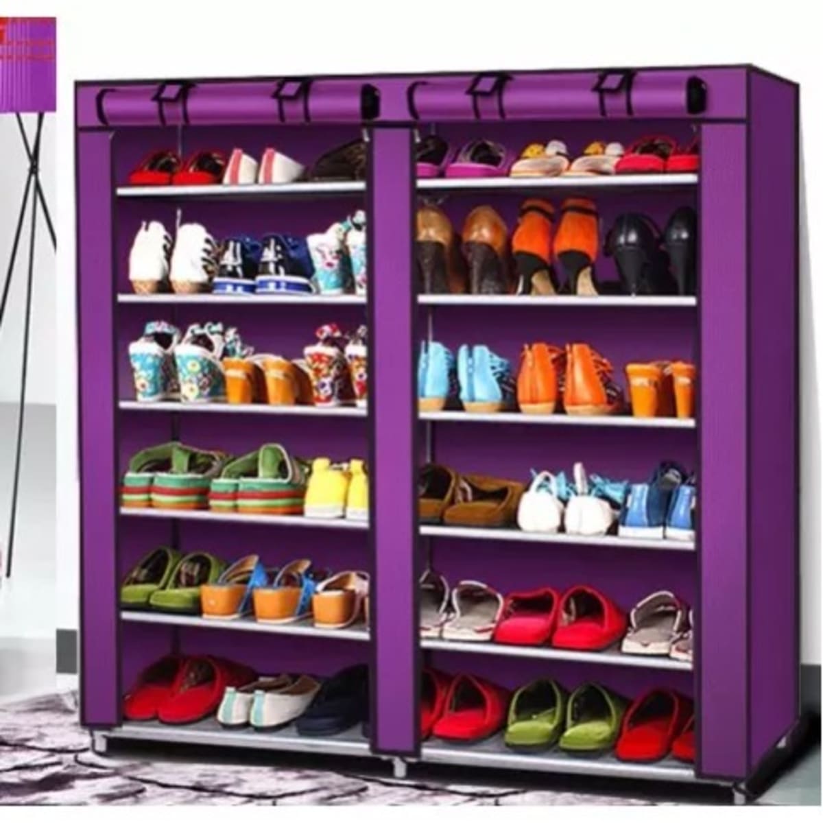 Double sale shoe rack