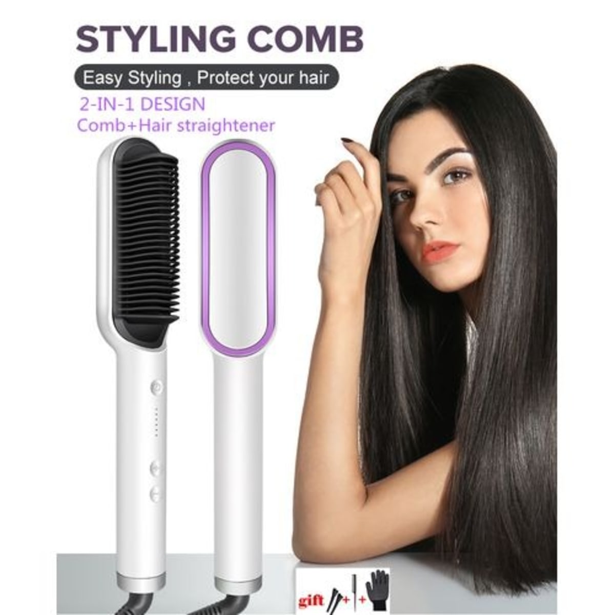 Electric hot brush hot sale