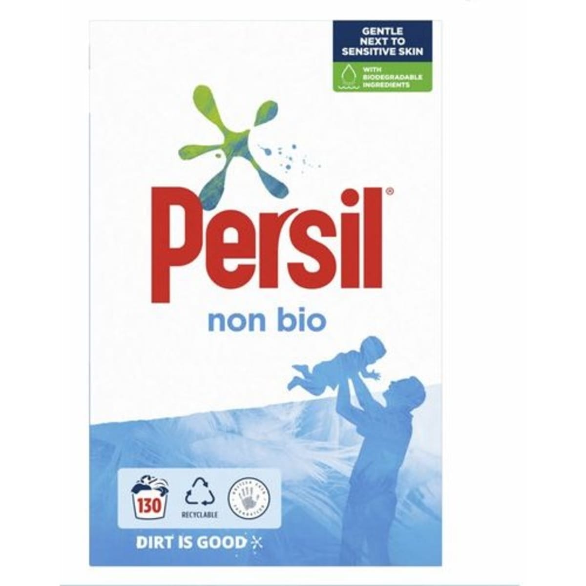 Persil Non bio Washing Powder For Tough Stains 130 Washes 8.34KG