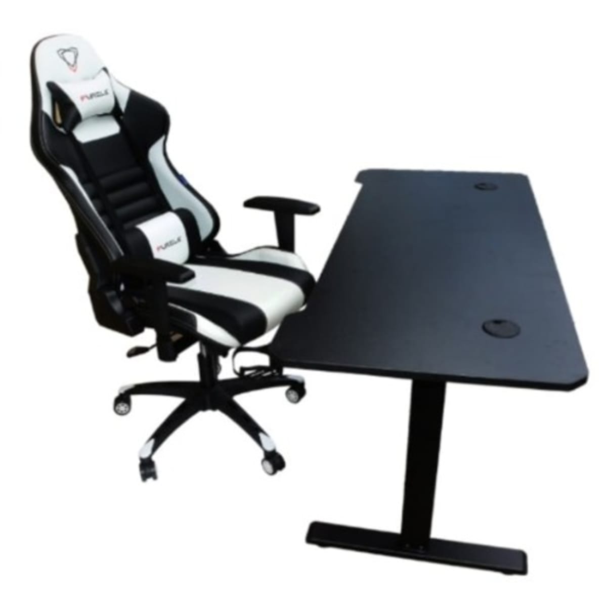 Gaming chair best sale and table