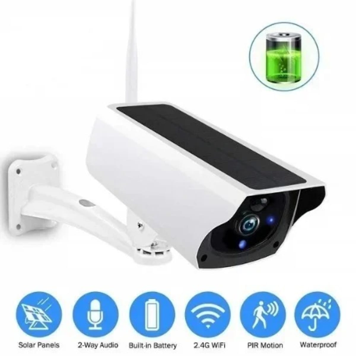 Low power solar hot sale wifi bullet camera