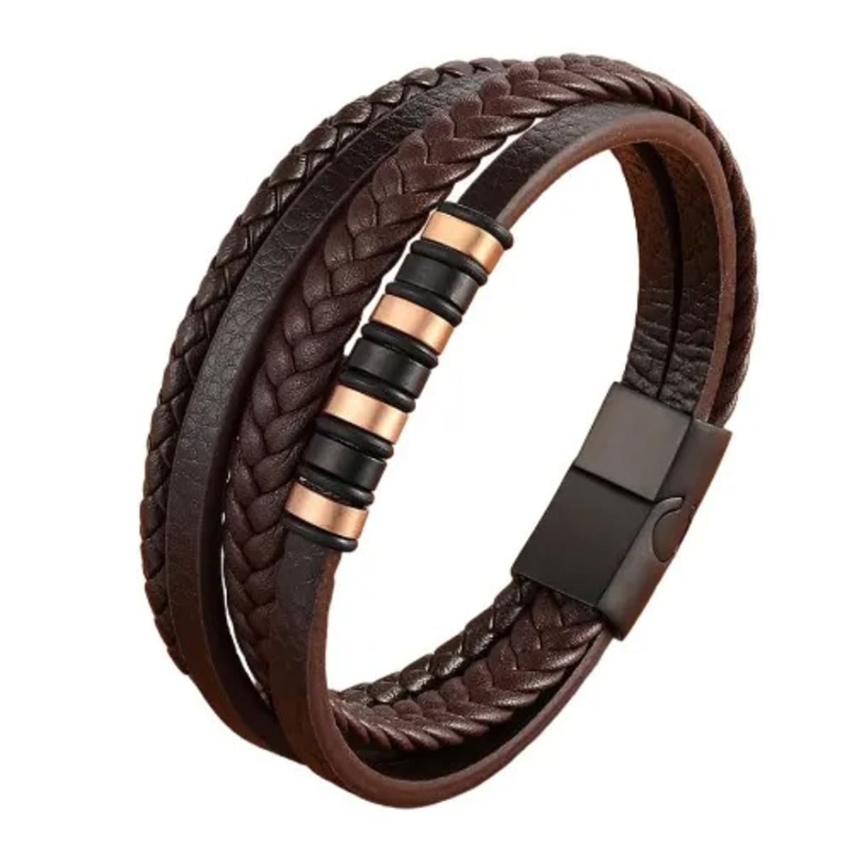 Mens leather bracelets outlet cheap