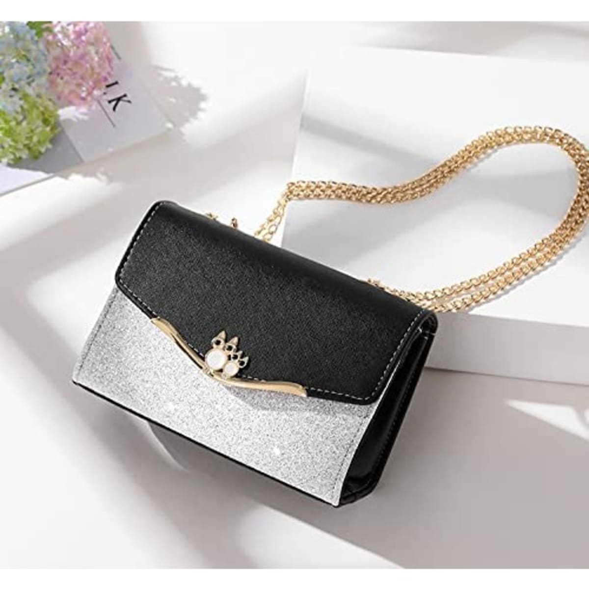 Crossbody Bag For Women Cat Lock Chain small Messenger Bags girls handbag