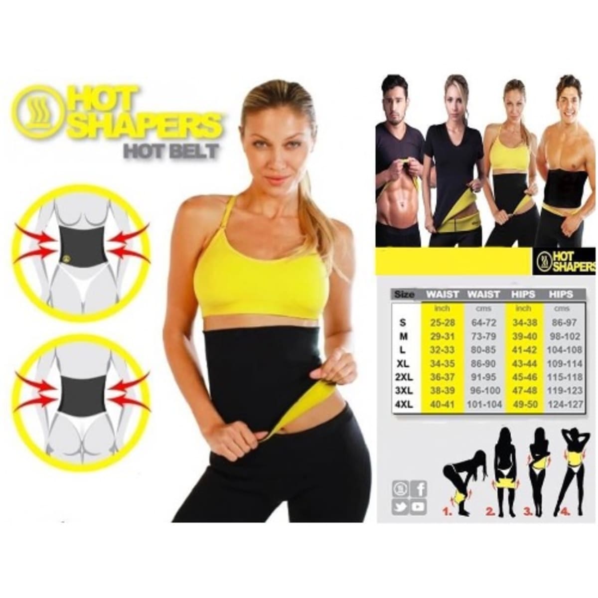 Hot shaper sale belt online shopping