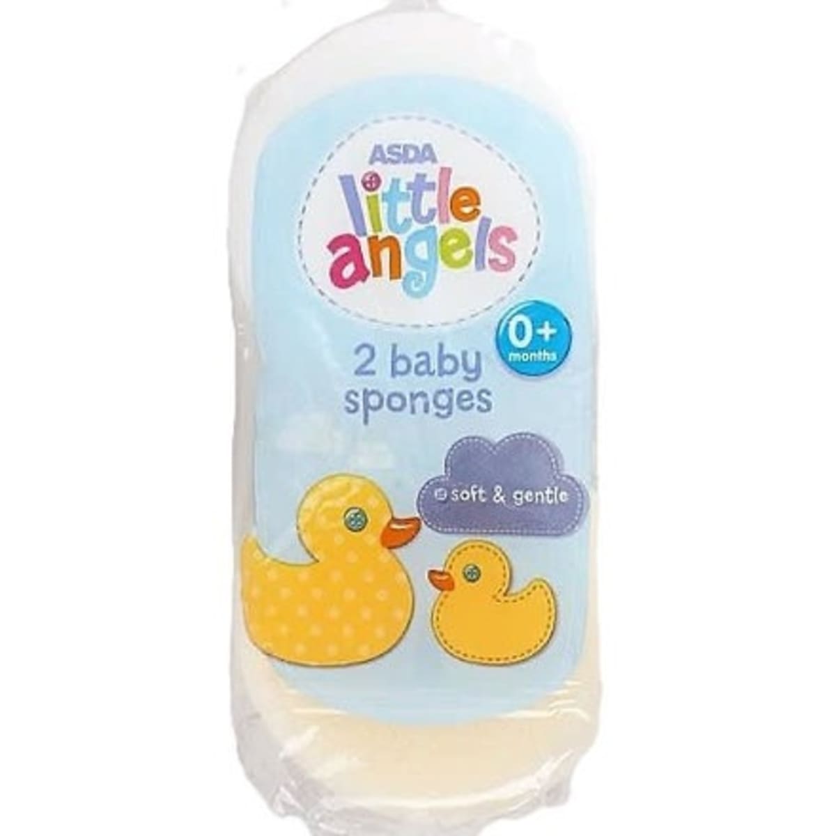 ASDA Little Angels Baby Sponge 0m 2 Pack Konga Online Shopping