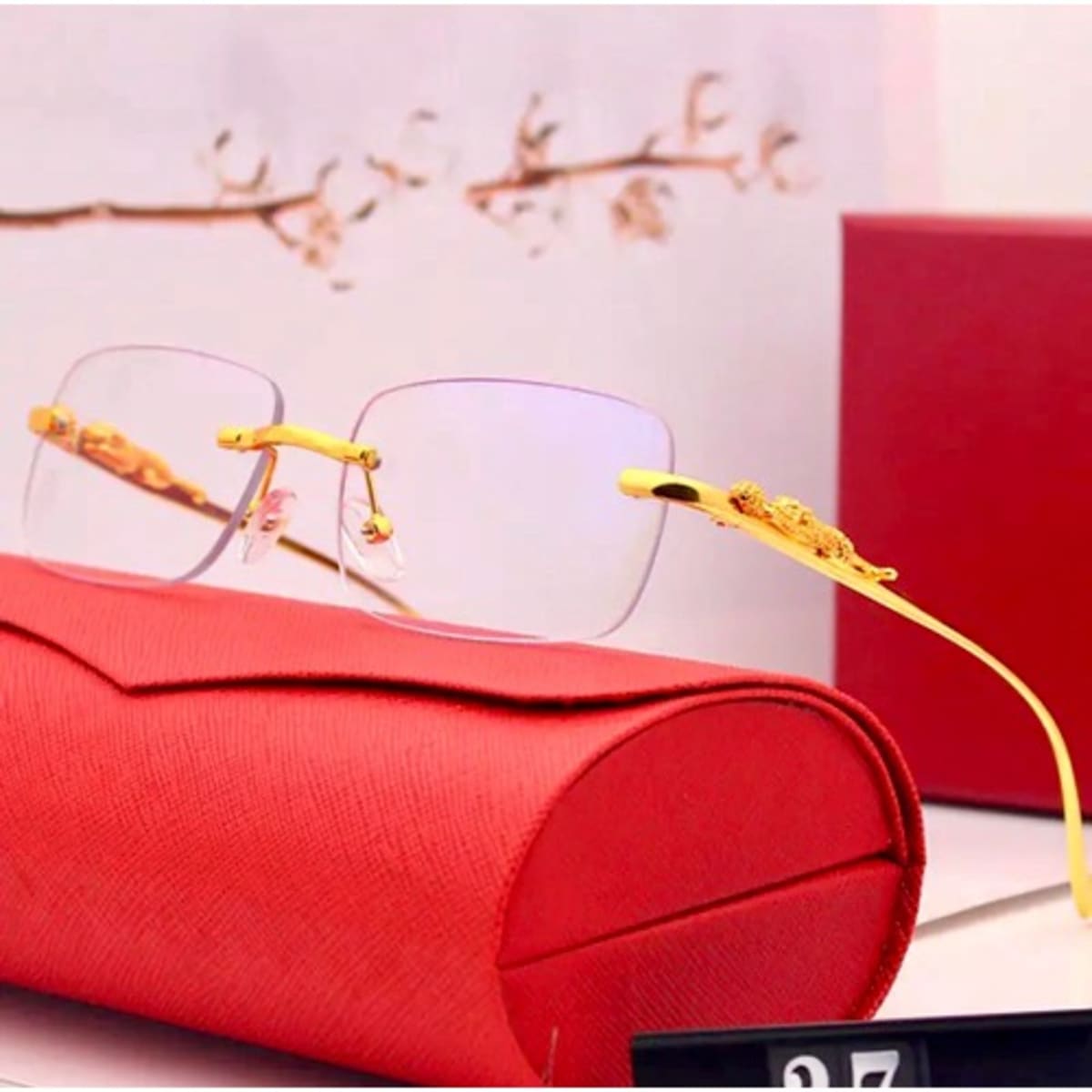Vintage Caste Designer Glasses With Case Clear Konga Online