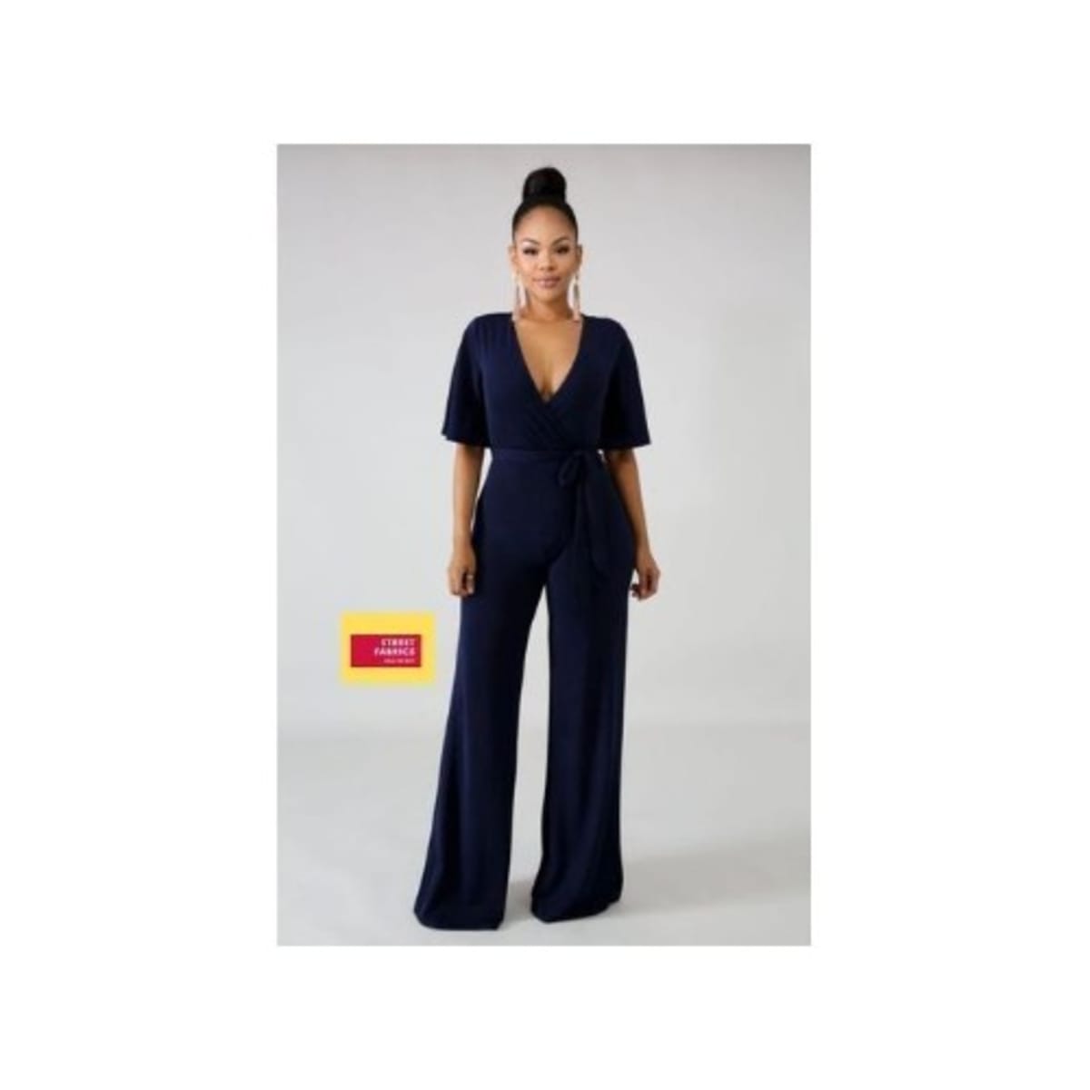 Missguided navy jumpsuit 2025