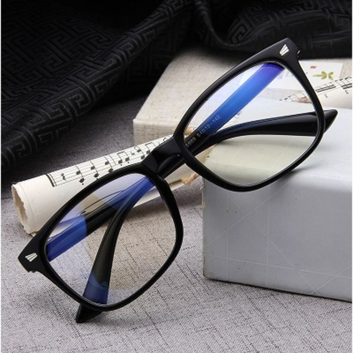 Computer shop display glasses
