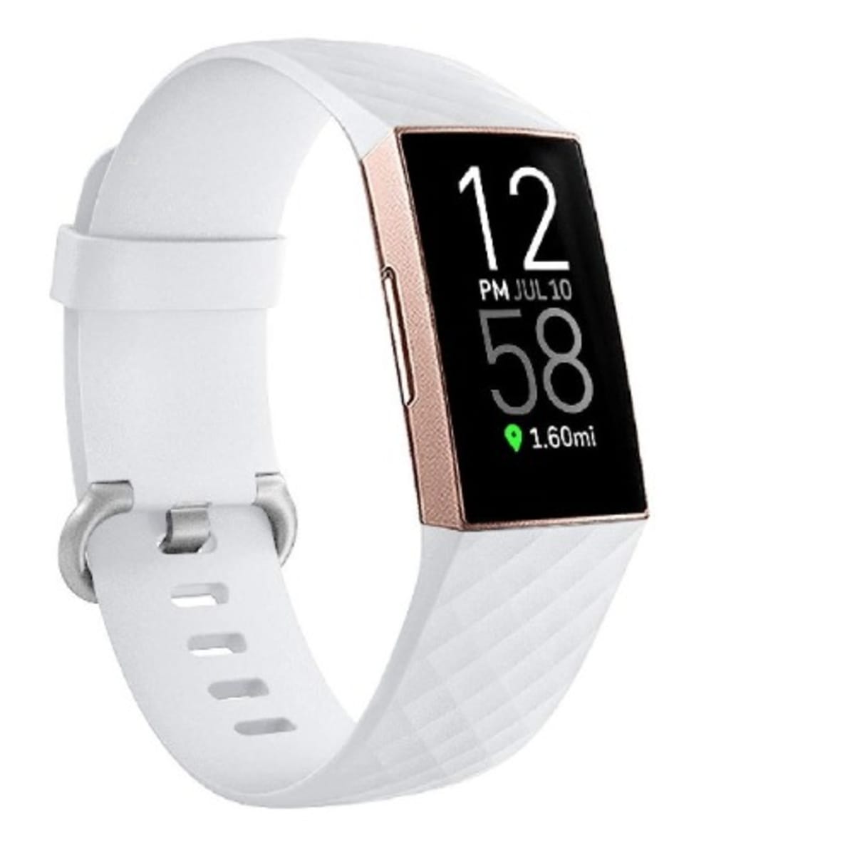 Fitbit charge shop 4 white strap