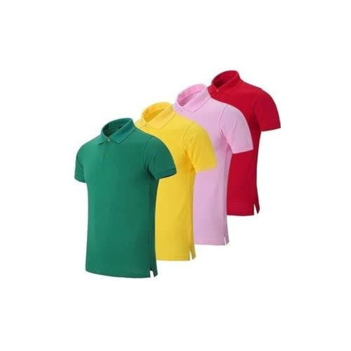 A S Polo Shirt For Men 4in1 Green Yellow Pink Red