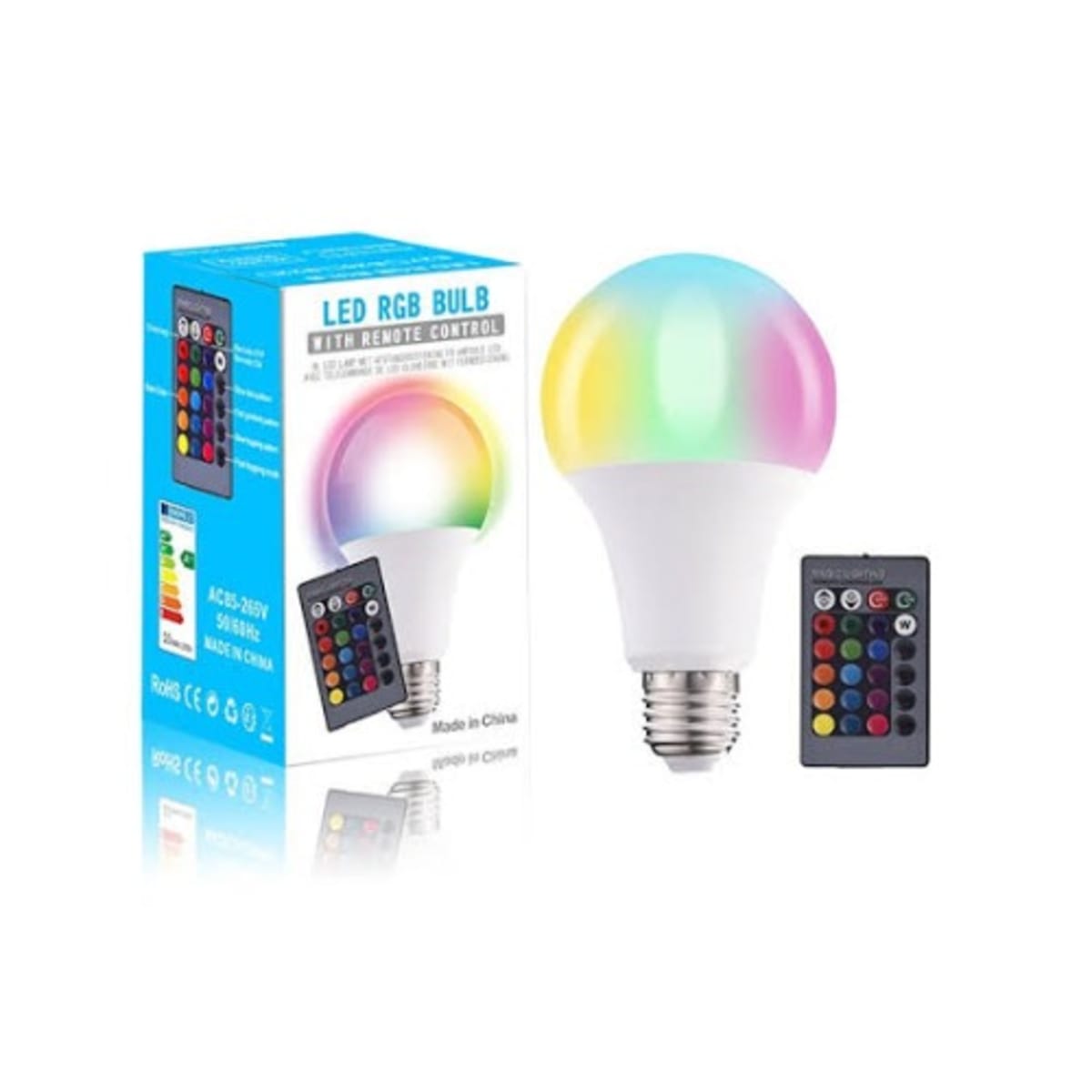 Led rgb bulb deals remote