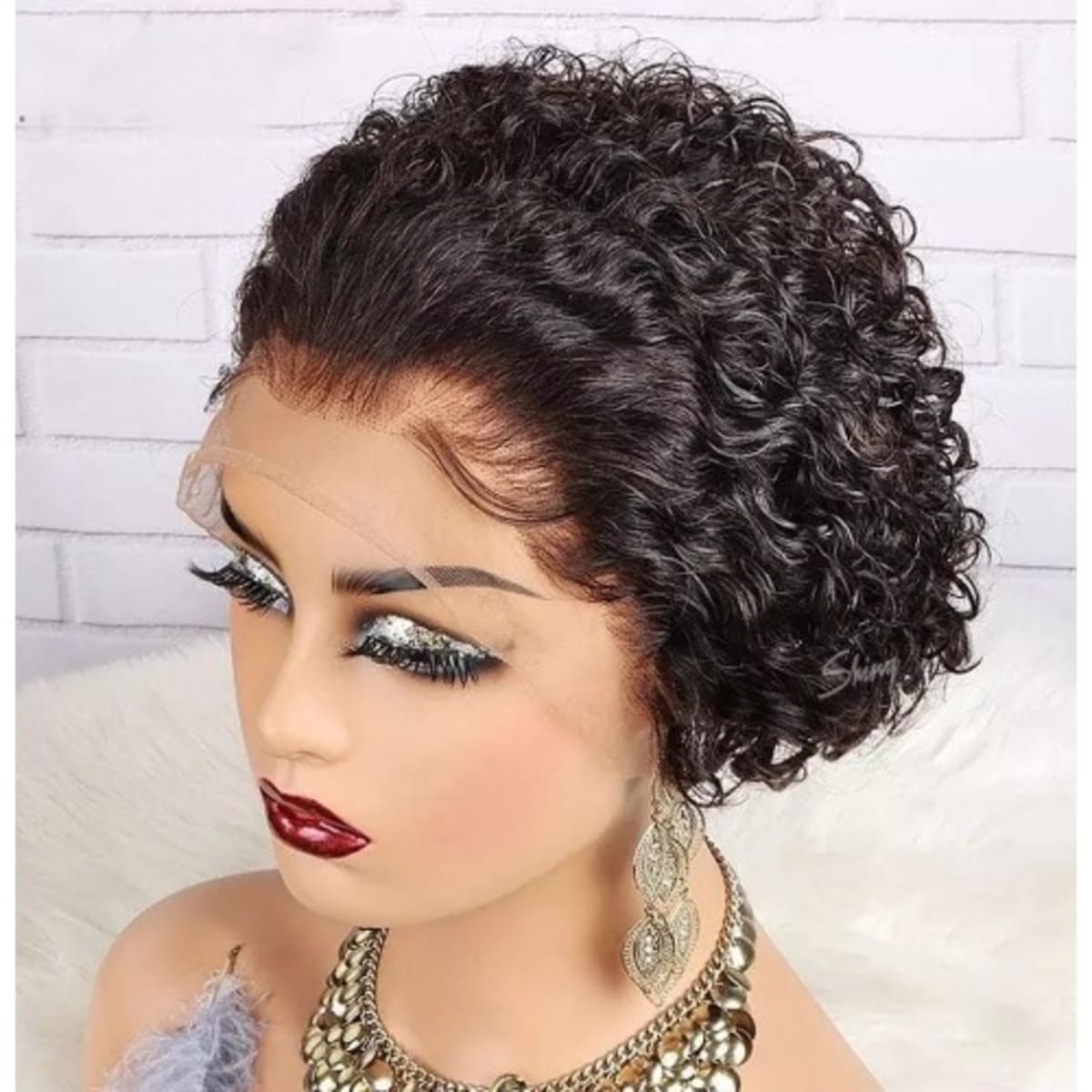 Short curly wig hairstyles deals