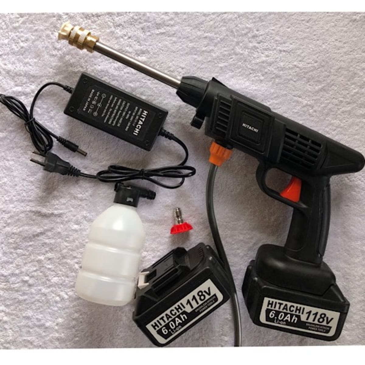 Hitachi Portable Rechargeable High Pressure Washer 118v Konga