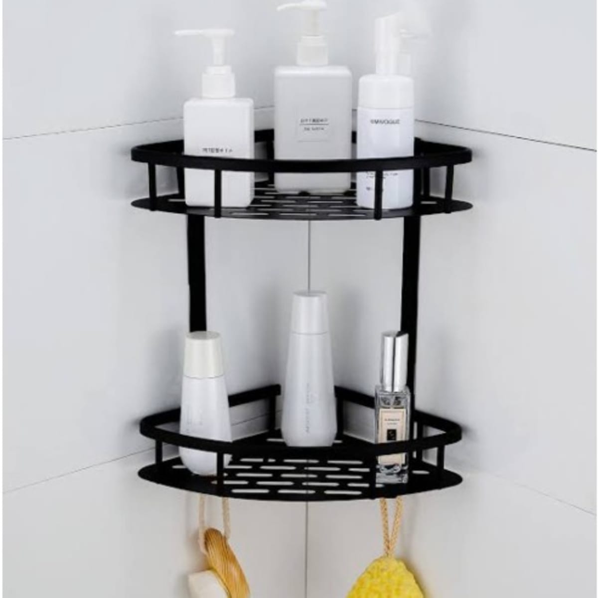 Bathroom Corner Shelf Shower Caddy Organizer Rack, 2/3-Layer