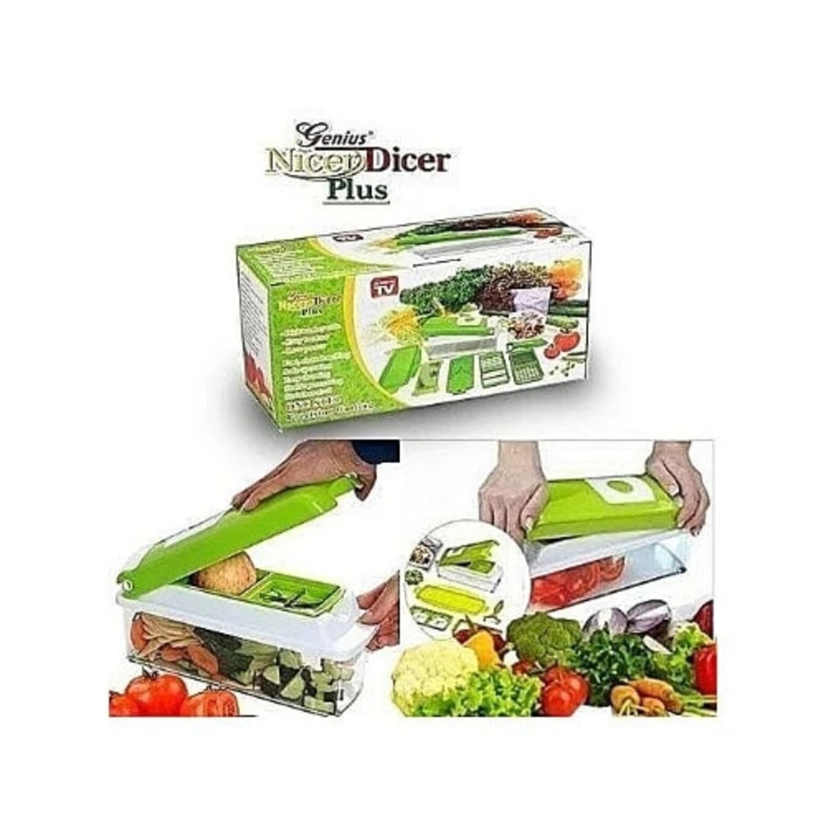 Nicer Dicer Multifunctional Fruit And Vegetable Slicer, Cutter And Chopper