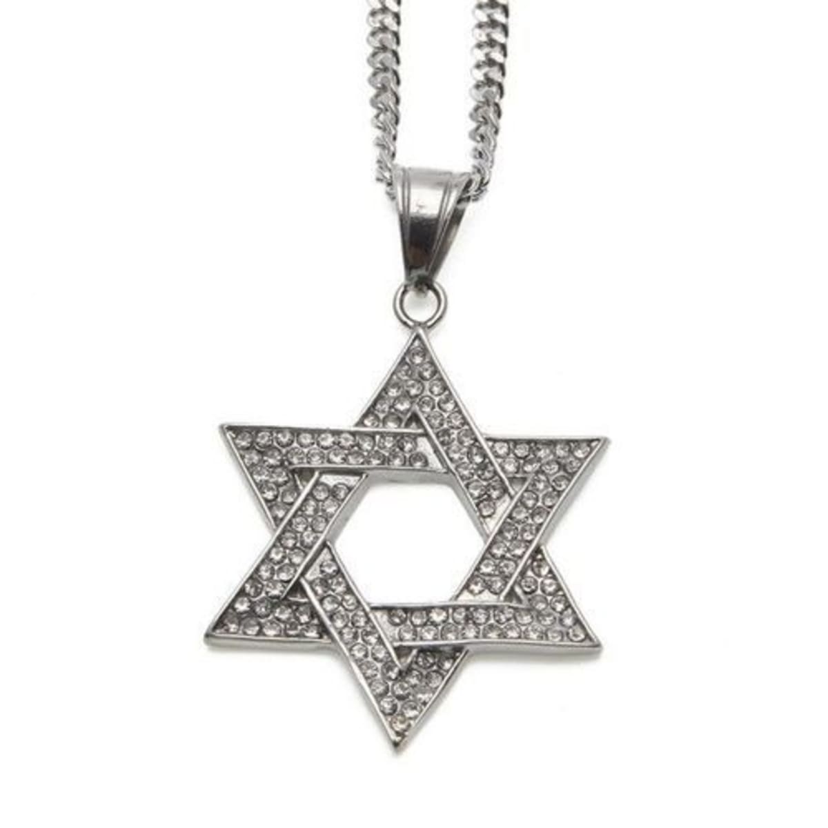 Iced out star chain on sale