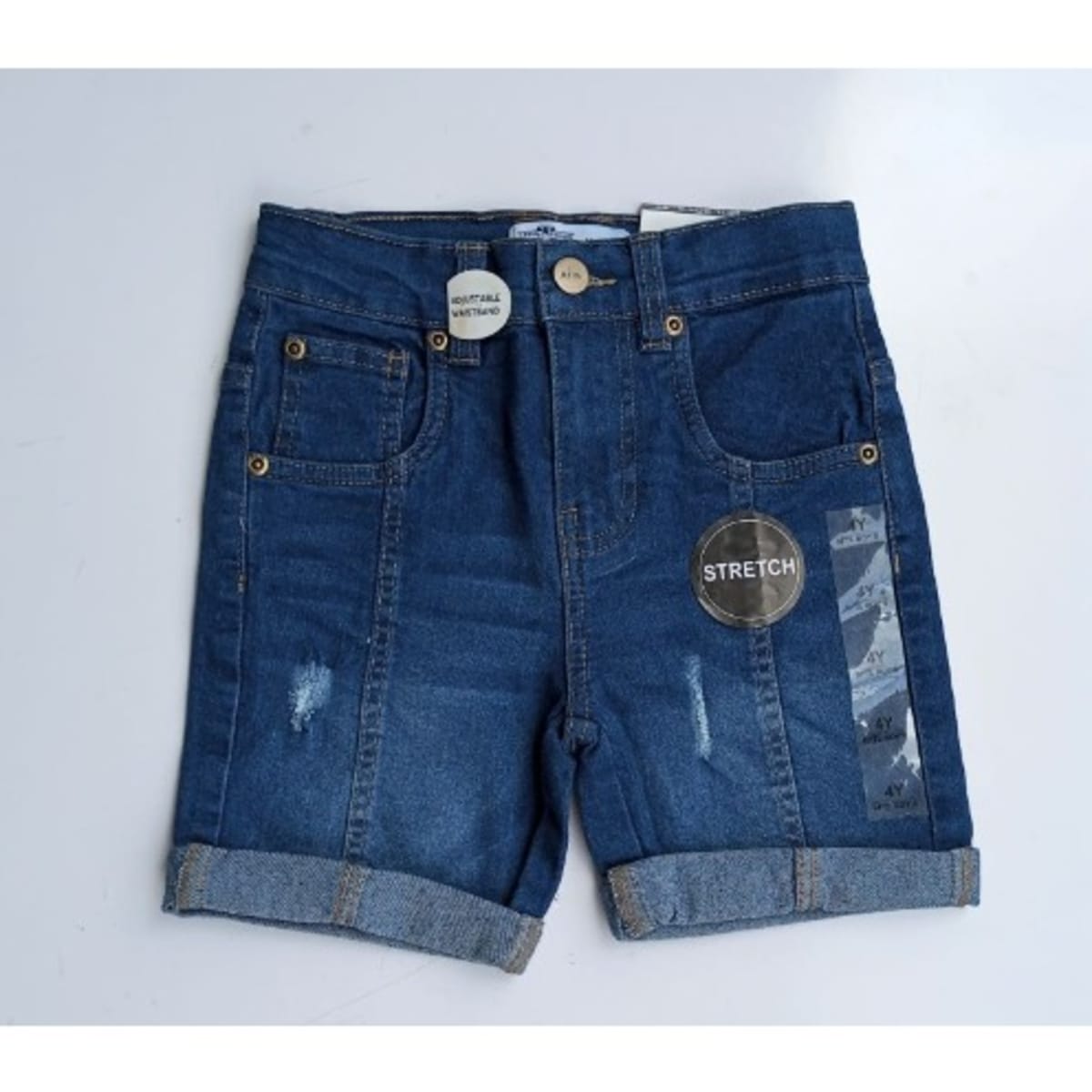 Ripped bum outlet denim shorts
