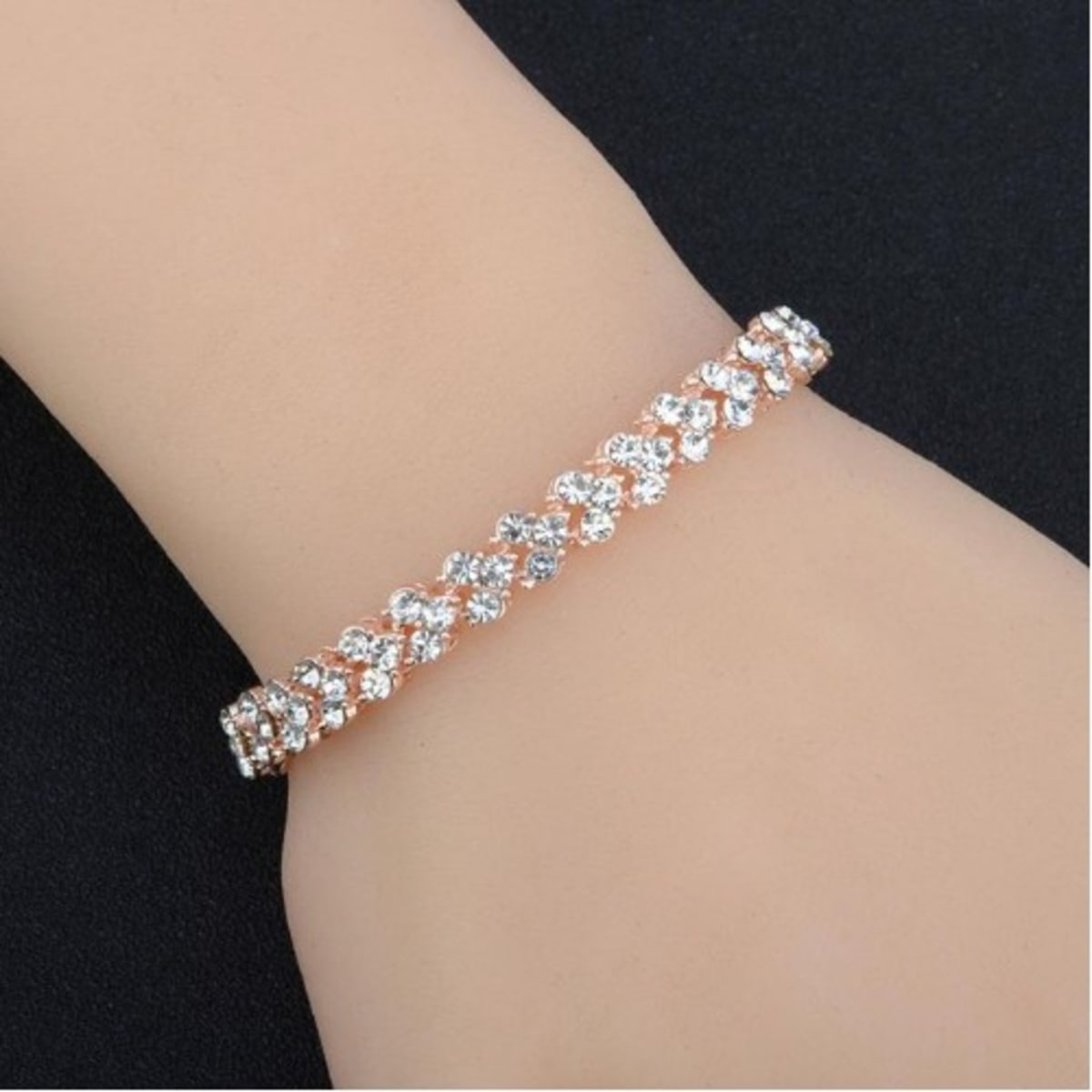 Artificial discount diamond bracelet