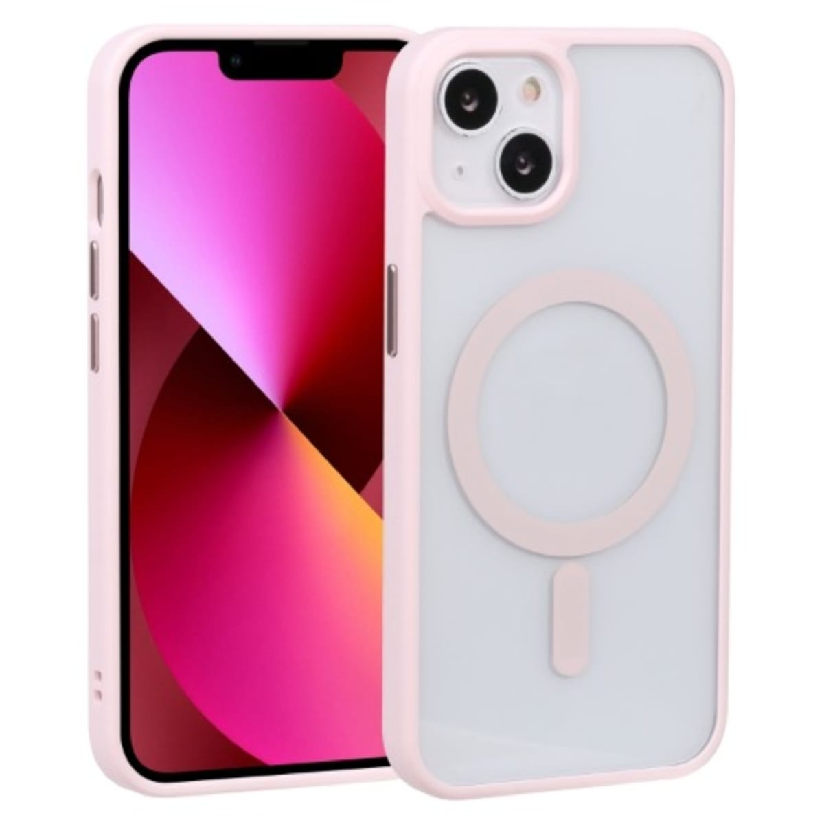 Magsafe Magnet Charging Case For iPhone 14 -Pink
