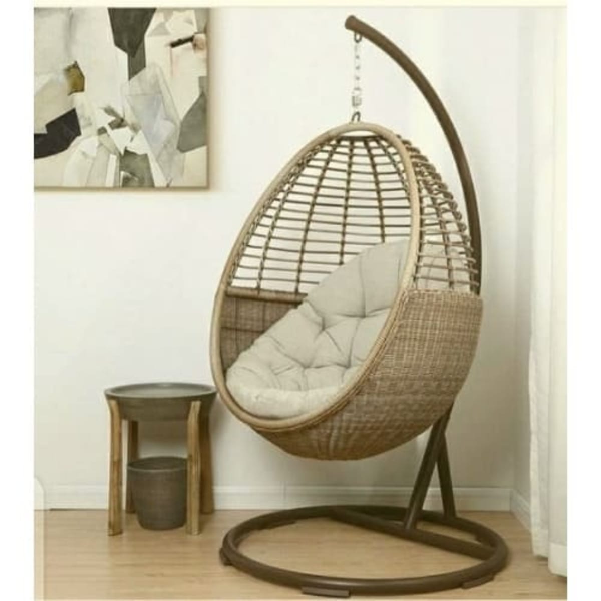 Single Seater Swing Chair Brown Konga Online Shopping