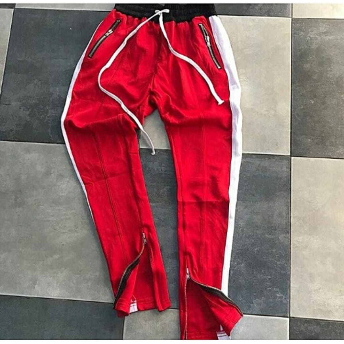 Black And White Band Red Joggers Konga Online Shopping