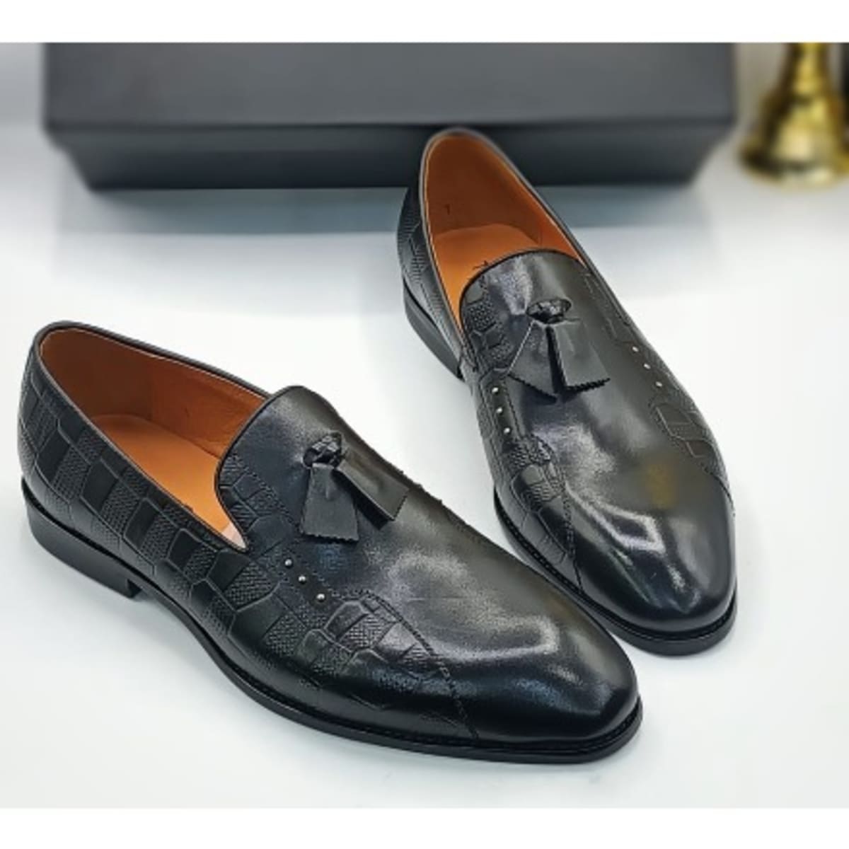 Real on sale leather shoes
