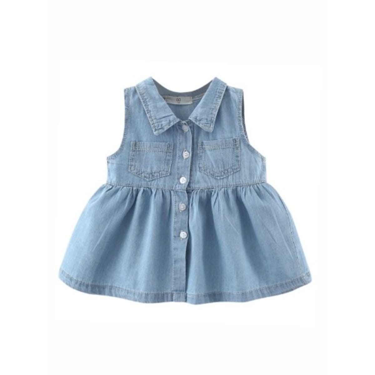 Infant girl sale denim shirt