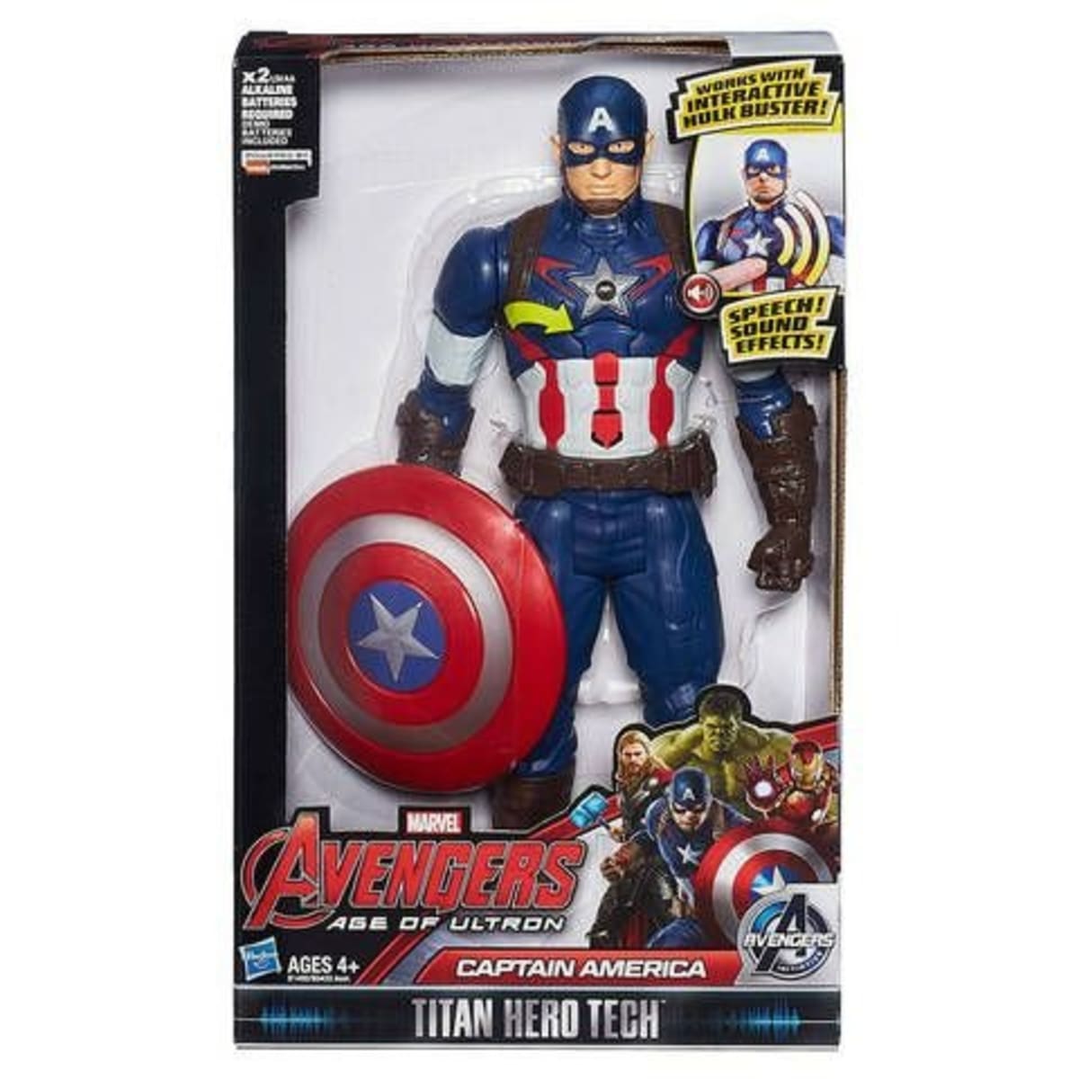 Talking captain hotsell america action figure