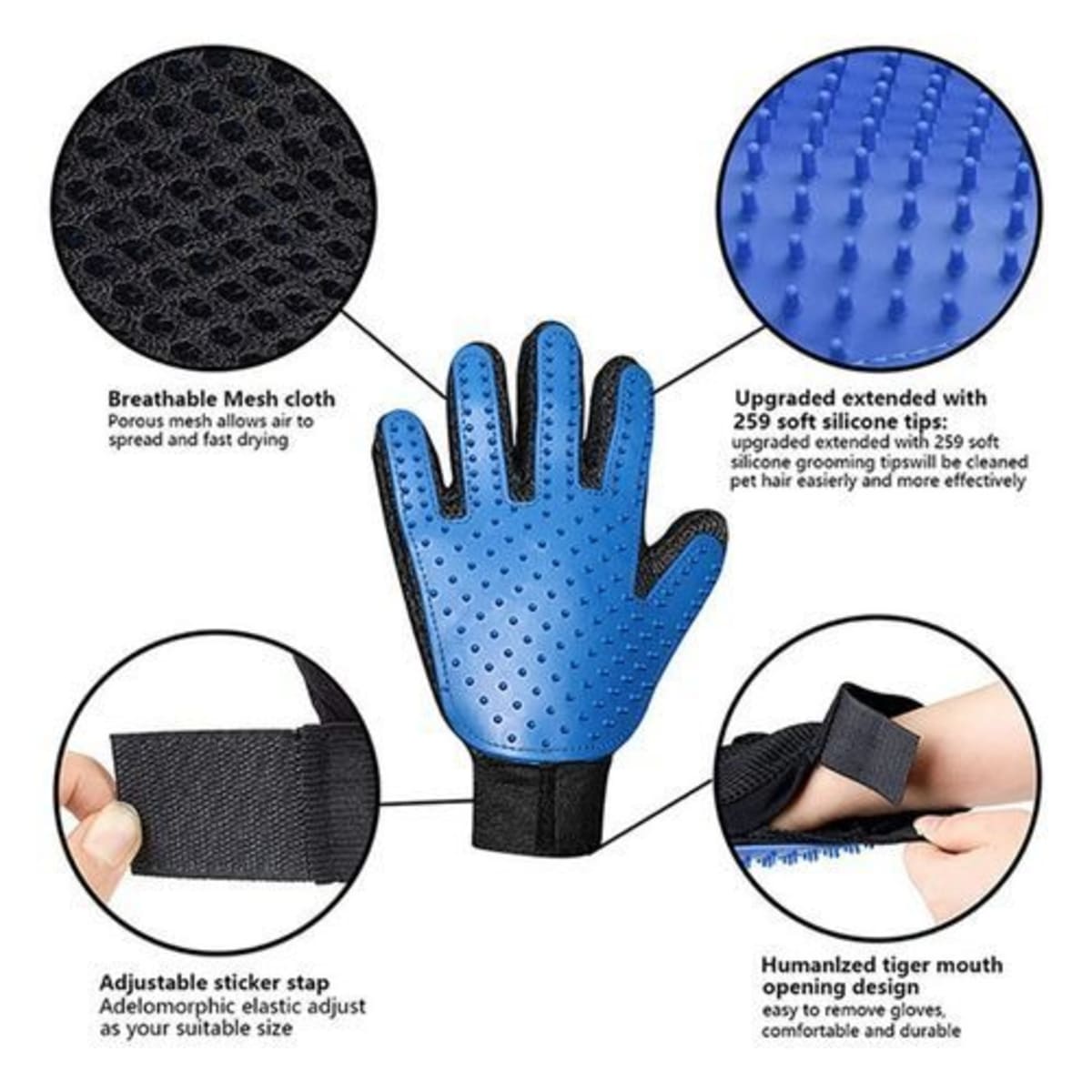 Silicone pet new arrivals brush glove