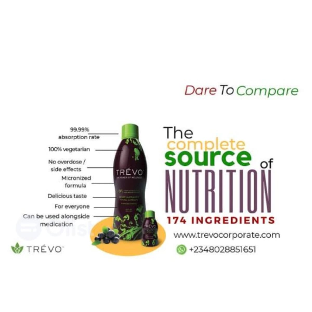 Trevo - The Power Of Wellness - 946.3ml | Konga Online Shopping