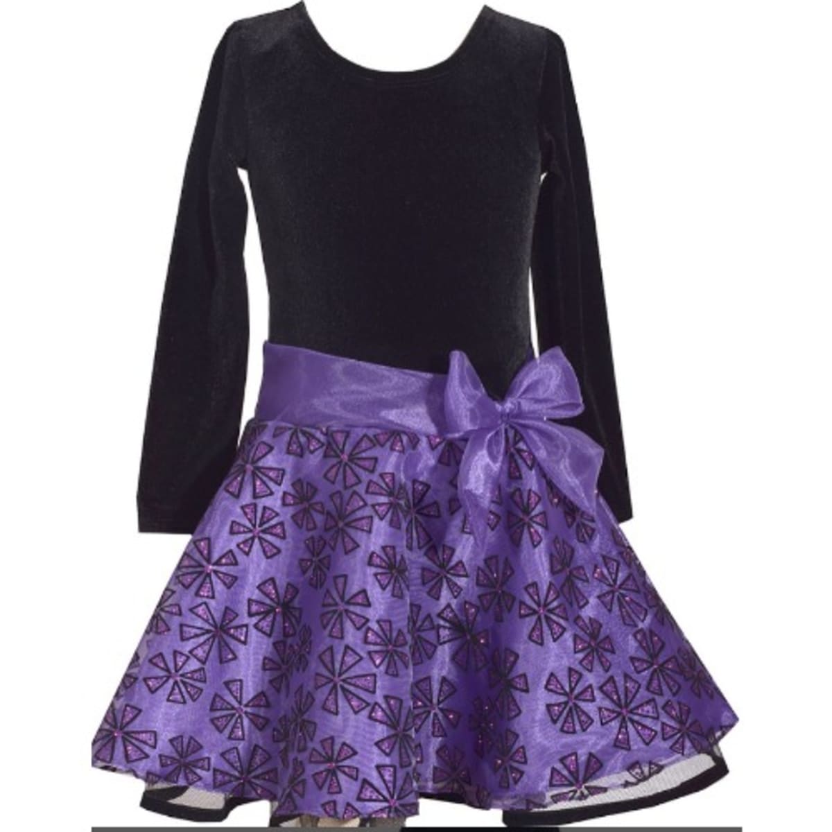 Bonnie jean long online sleeve drop waist dress