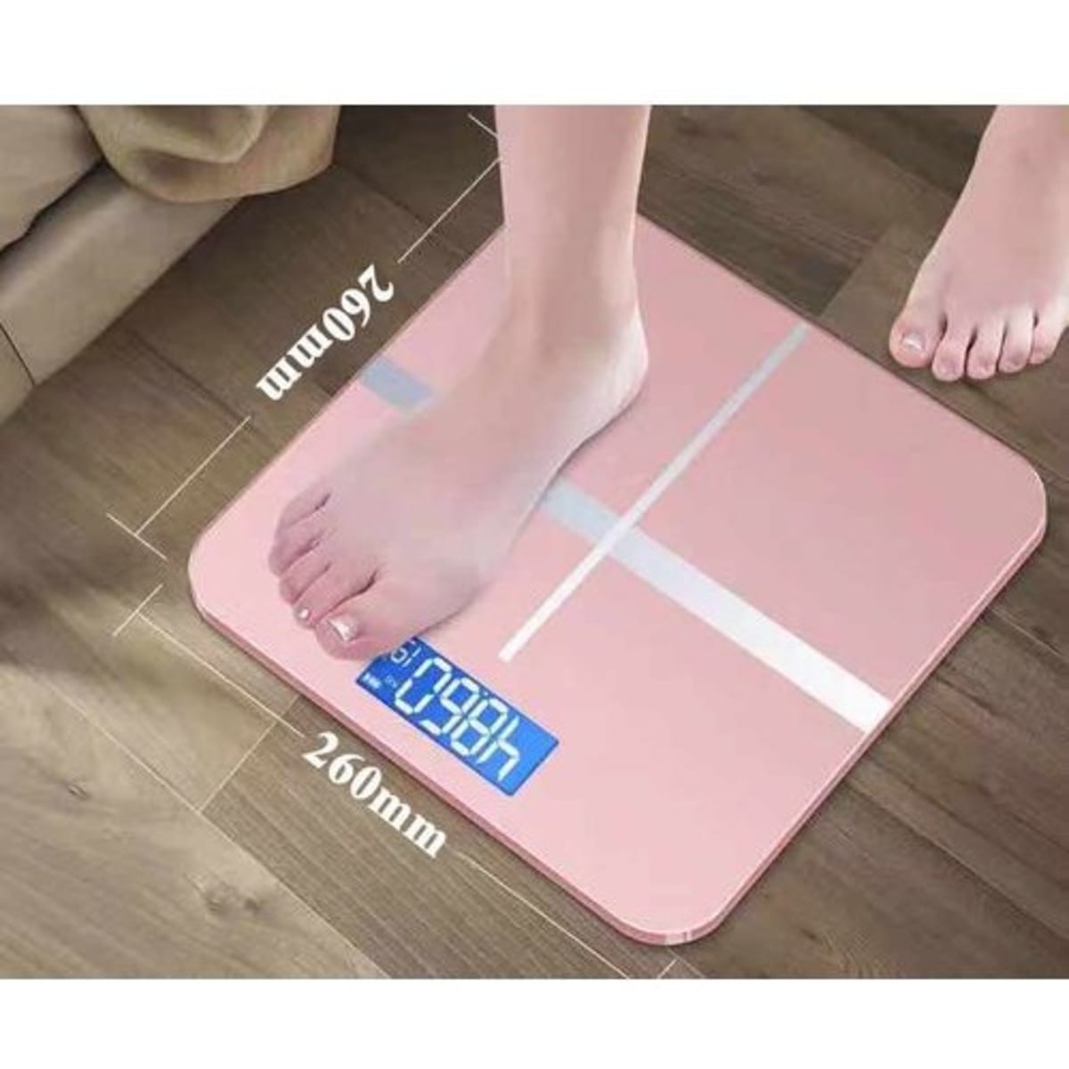 Digital Bathroom Scale (pink)