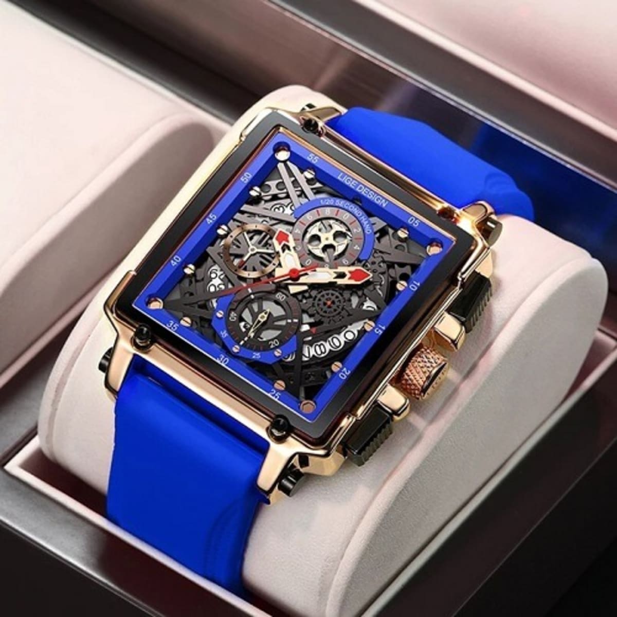Lige watch 2025 blue