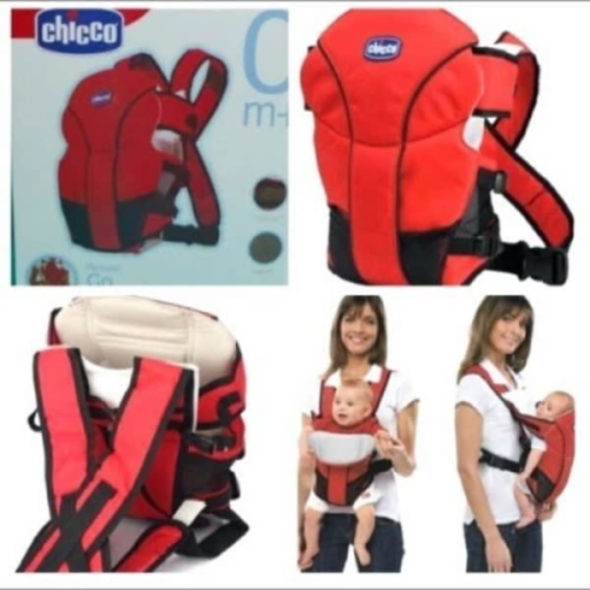 Chicco backpack baby on sale carrier red