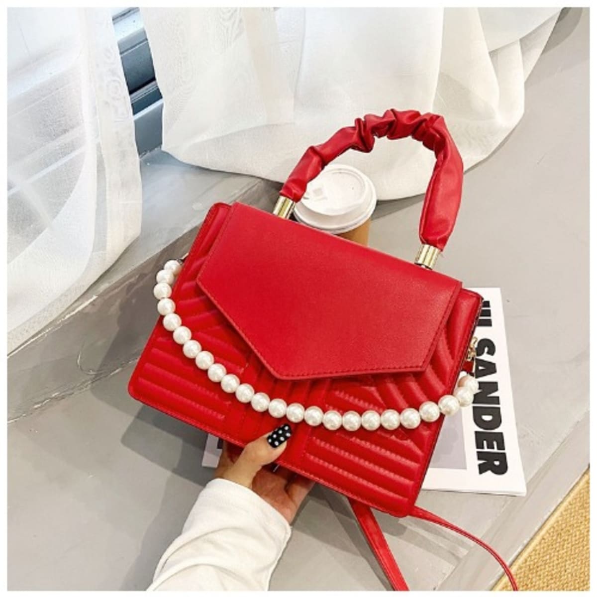 Red purse sales womens