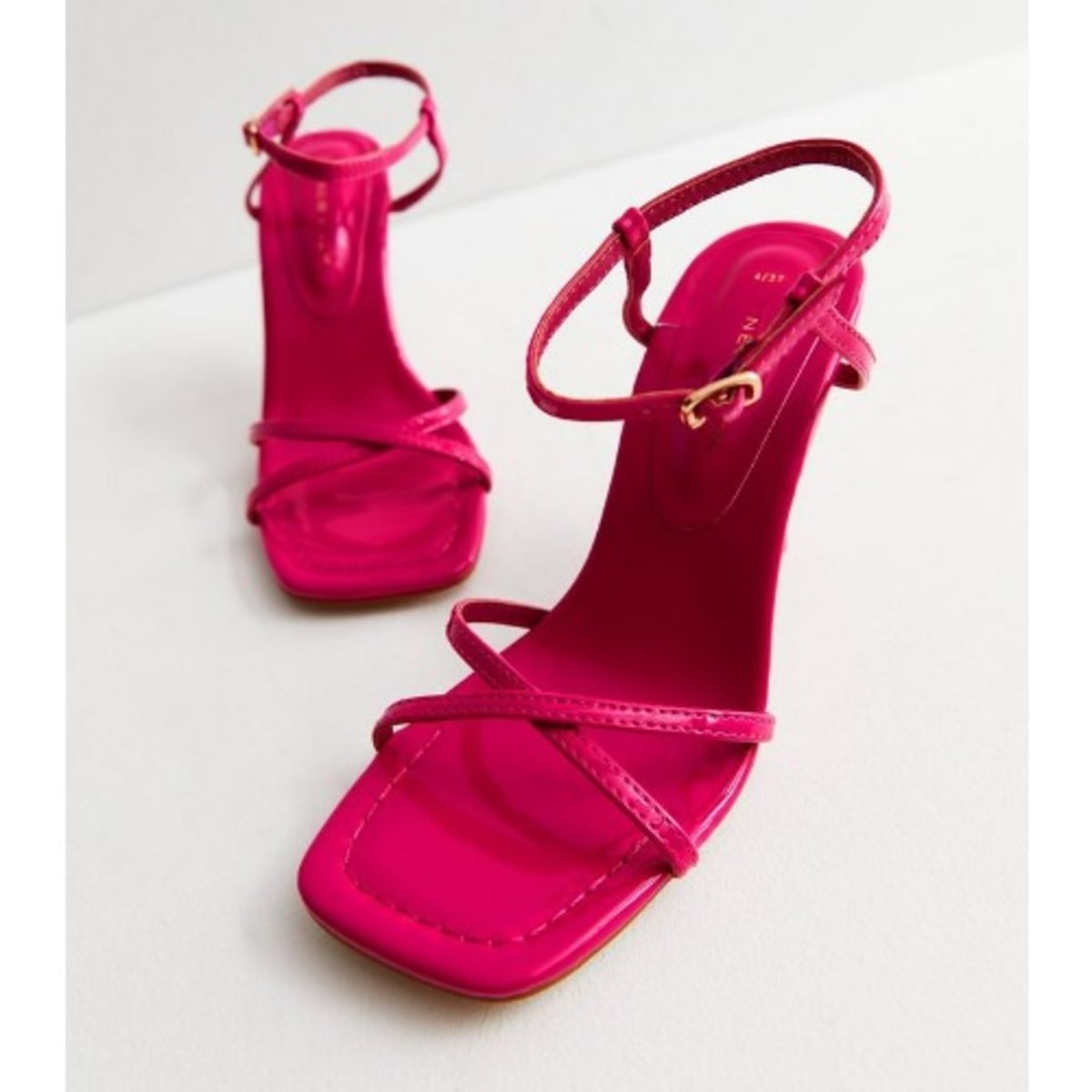 Pink patent sale sandals