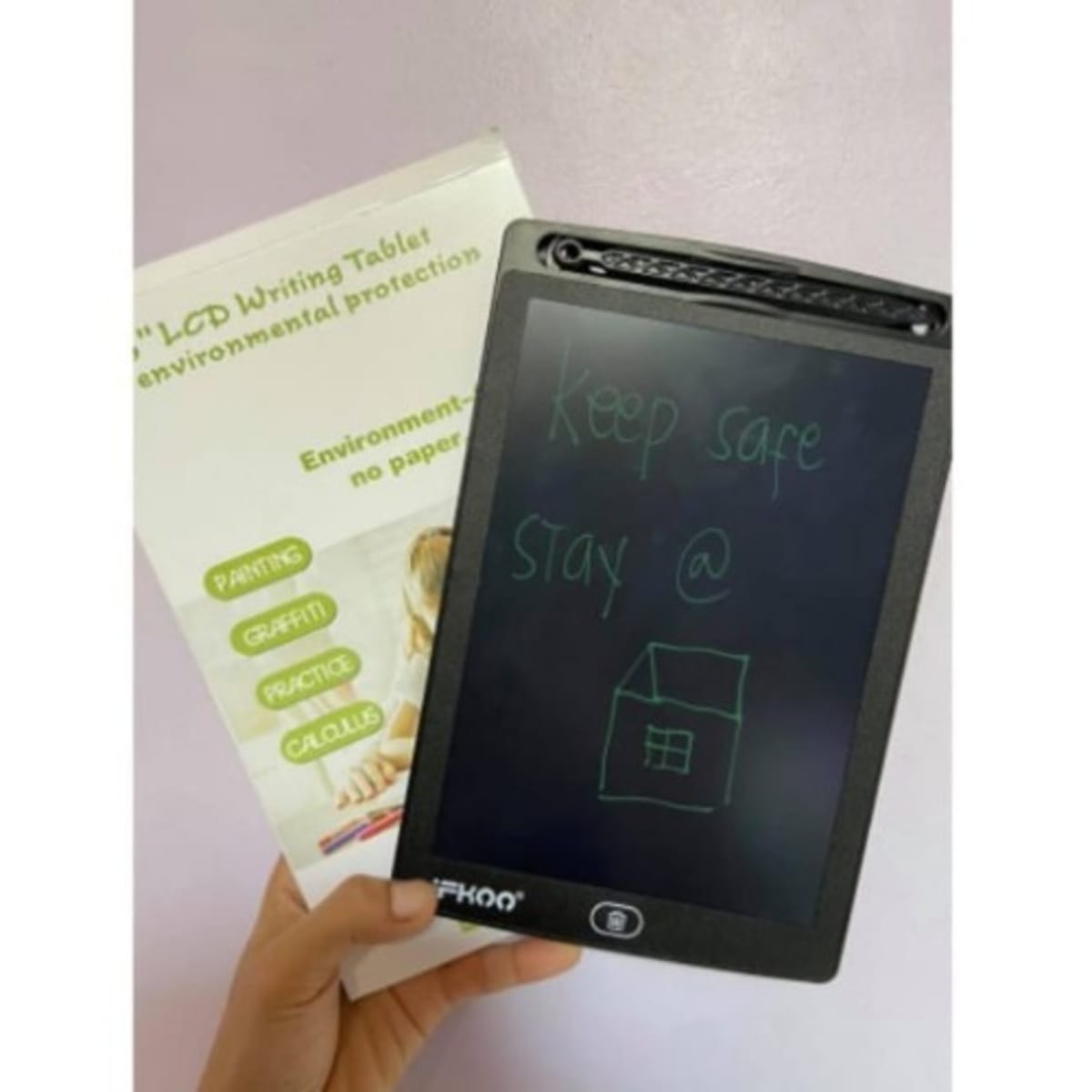 Children's erasable writing pad top