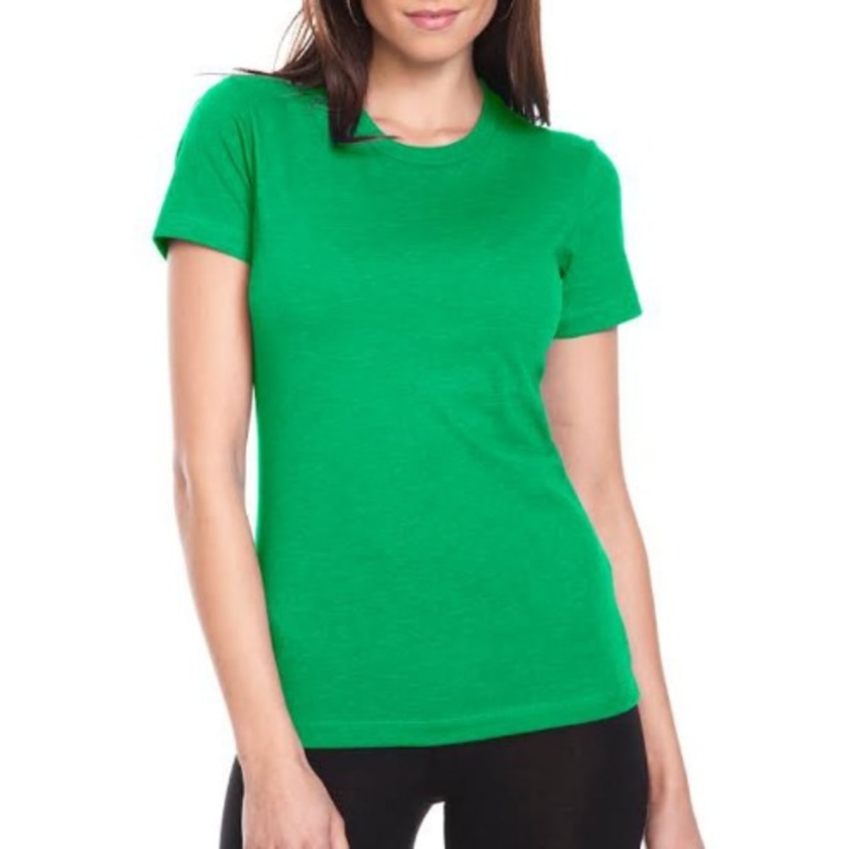 Green t shirt ladies discount