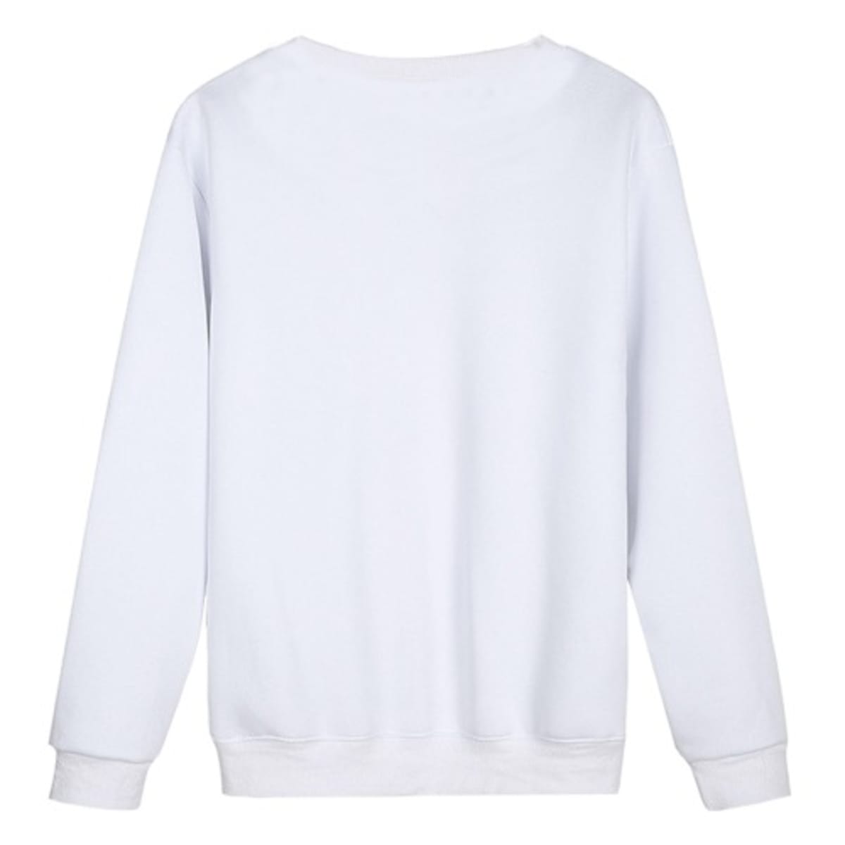 Priddi Unisex Plain Sweater White Konga Online Shopping