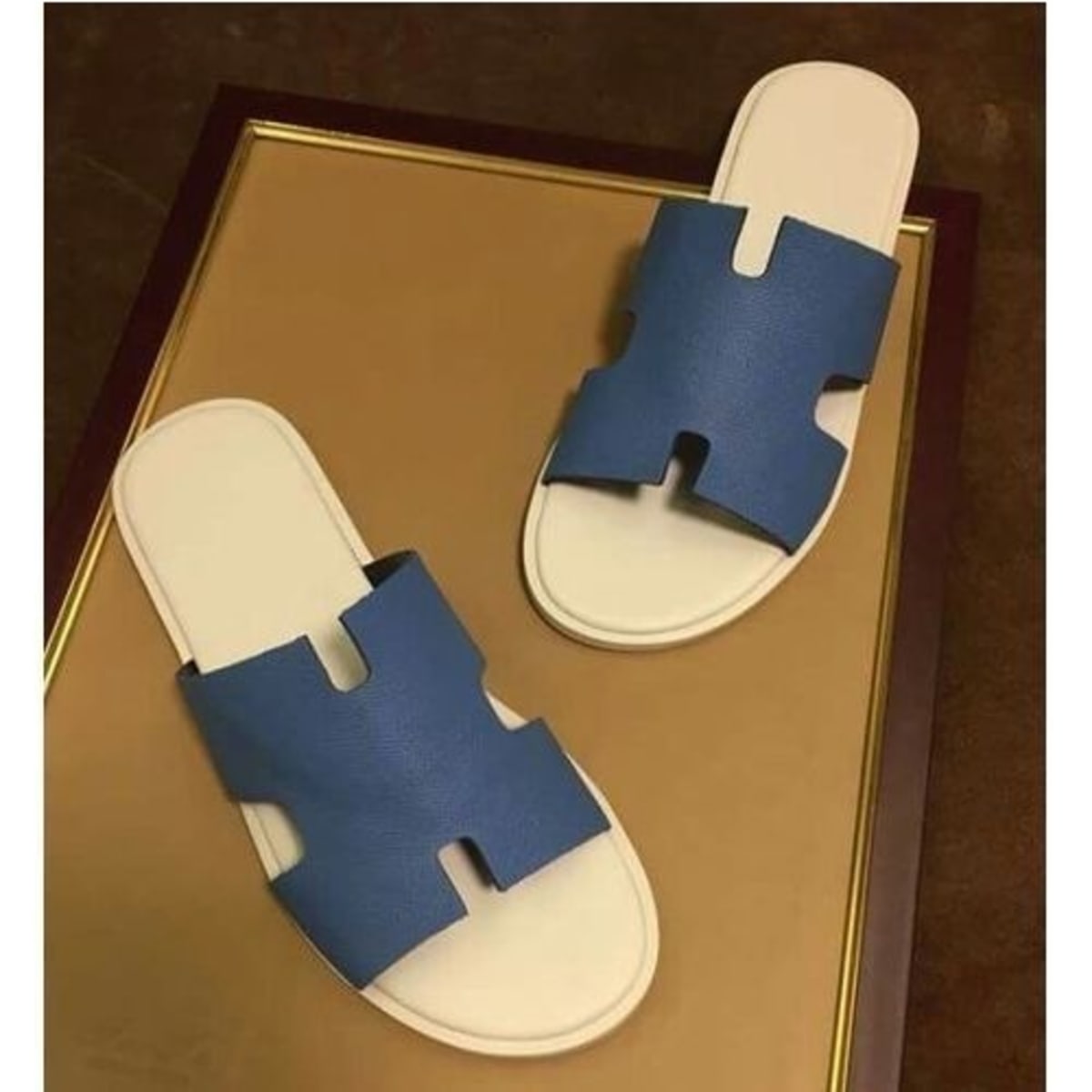 Mens flat slippers hot sale