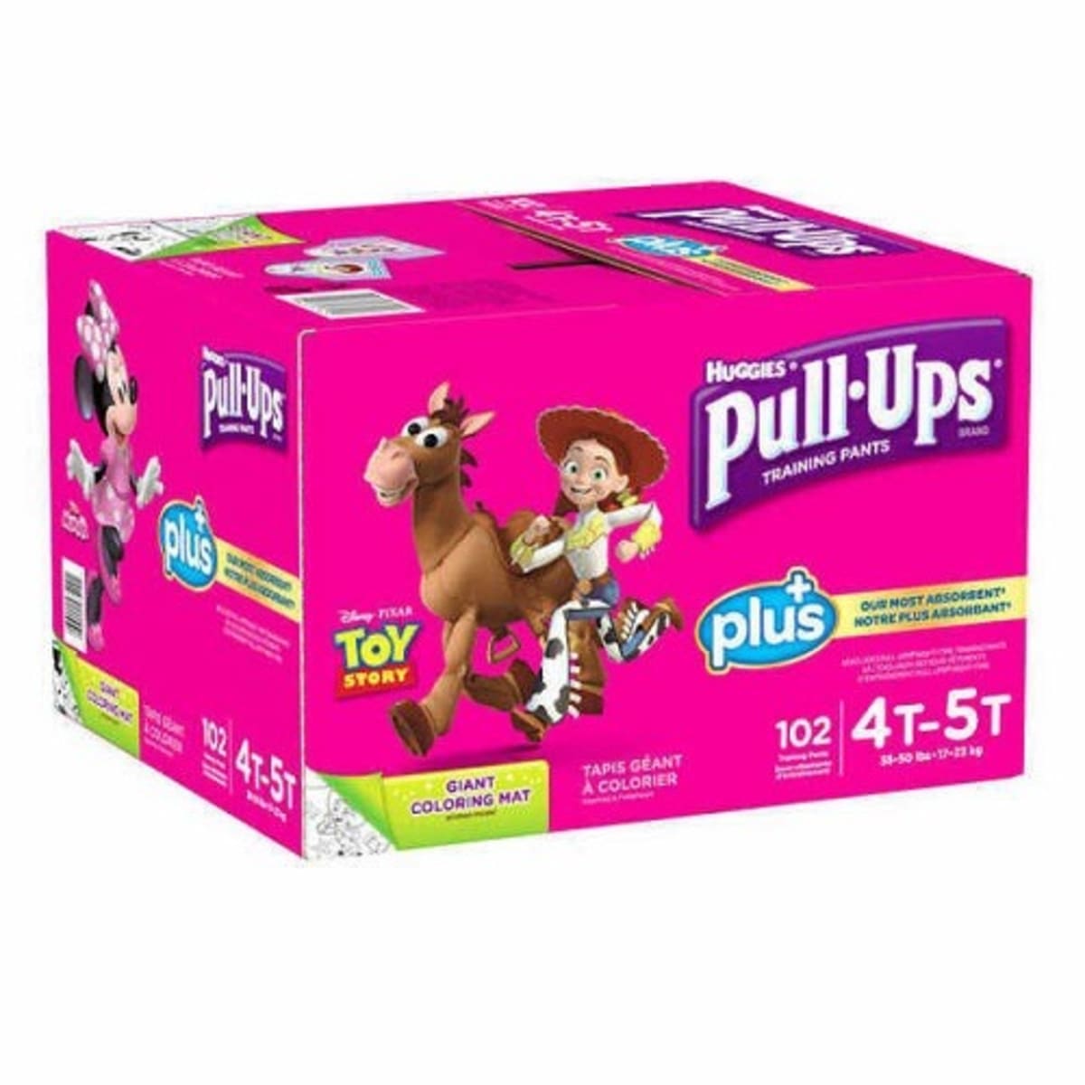 Huggies Pull Ups Training Diapers For Girls 4t-5t - 102 Count