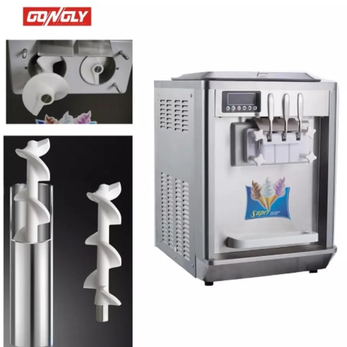 Gongly ice cream machine review outlet