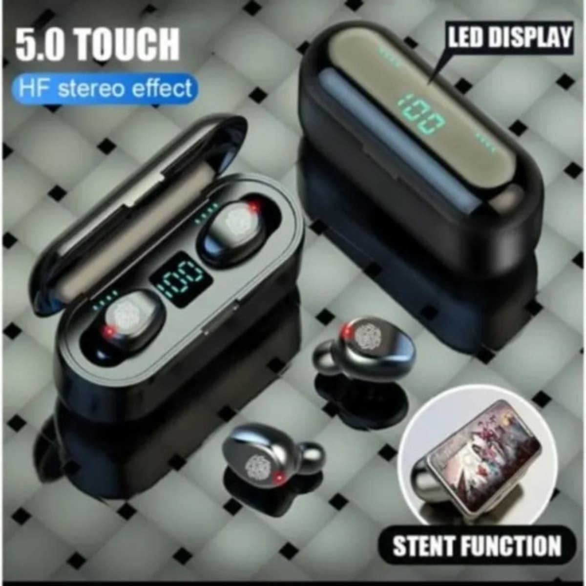 F9 earphone store bluetooth 5.0 earbuds