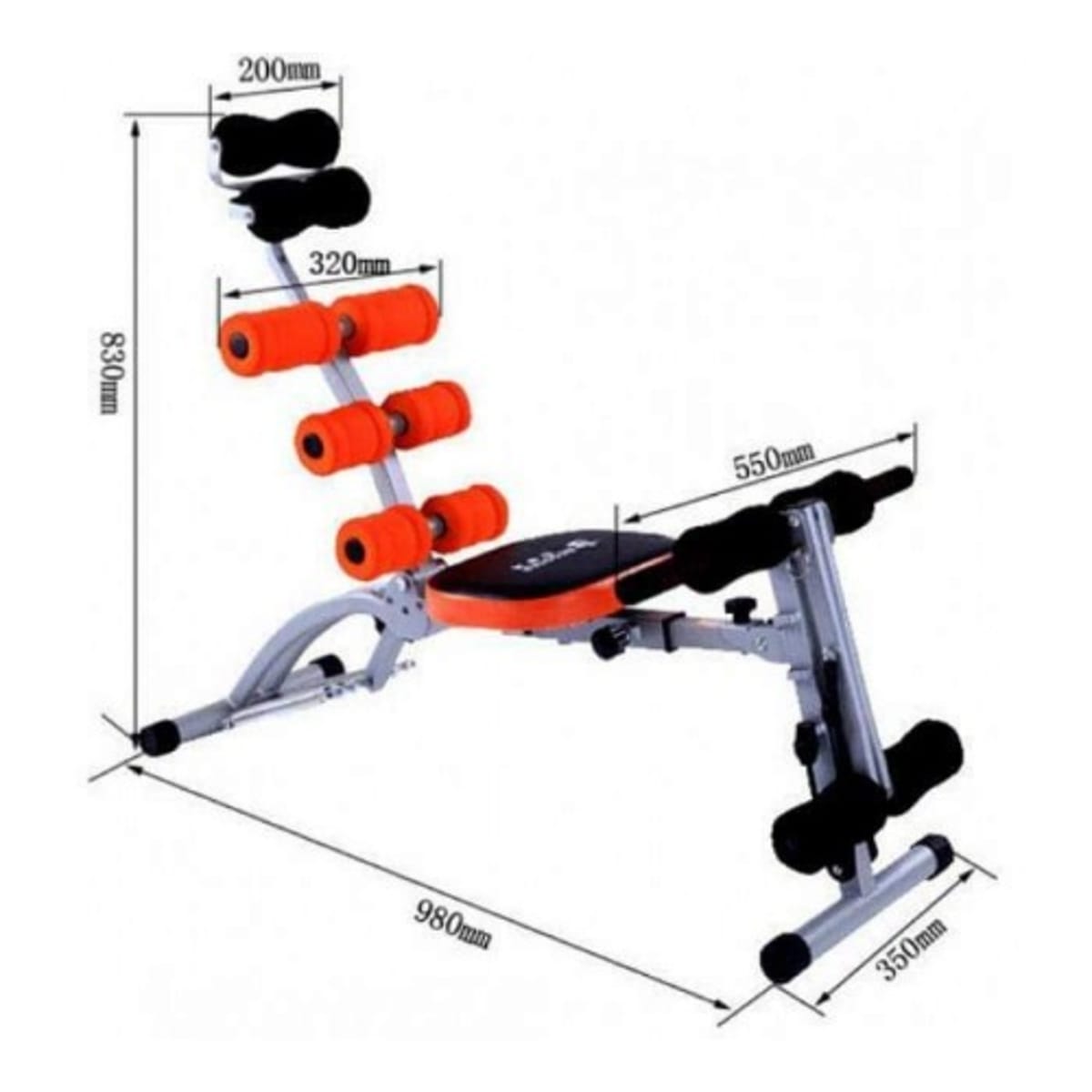 Six discount pack bench