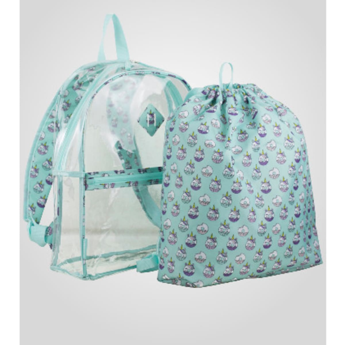 EastSport Clear Backpack With Reinforced Straps Front Accessory