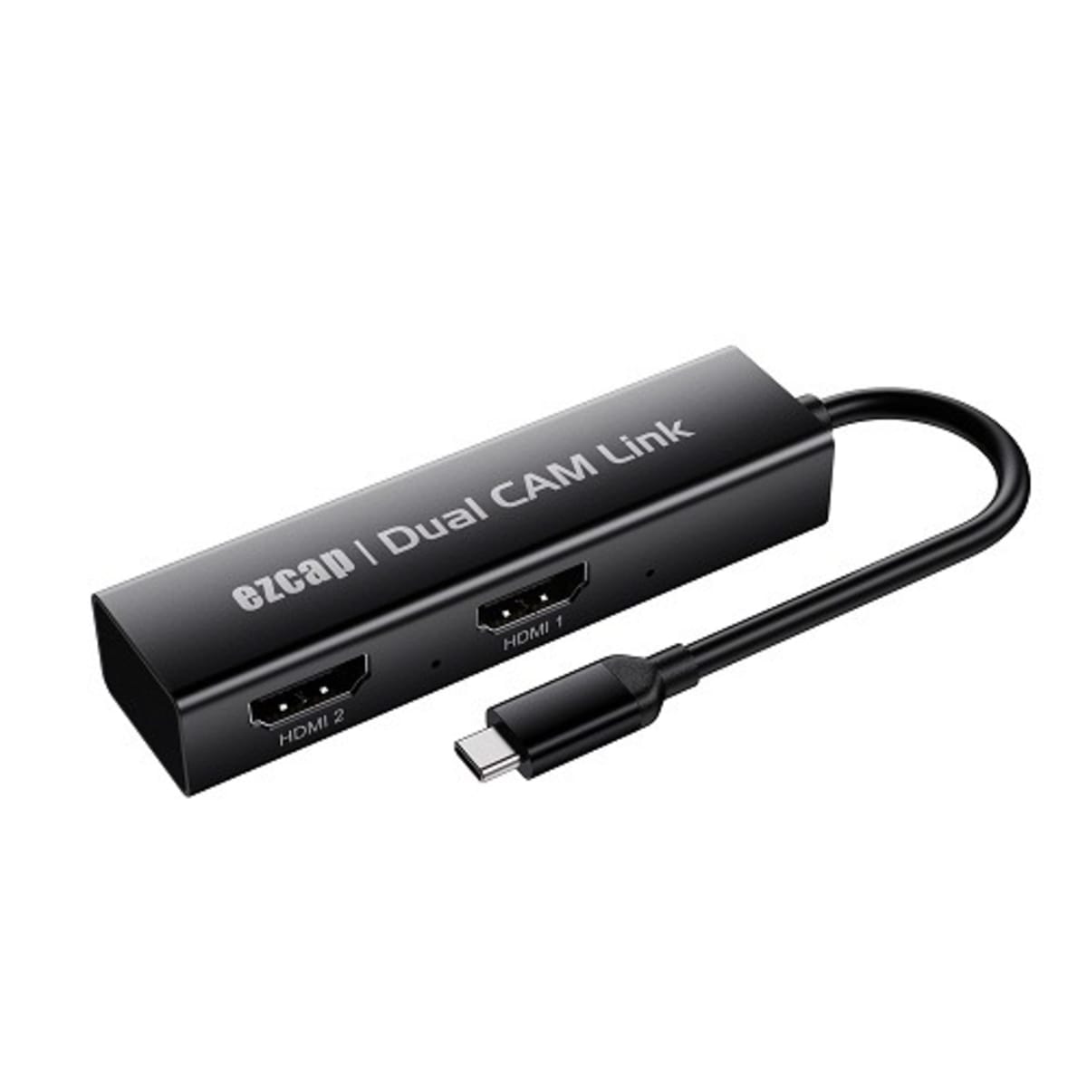 EZcap Multi-channel Video And Audio Capture Card From Two Video Sources 2  HDMI To USB-C -2in1
