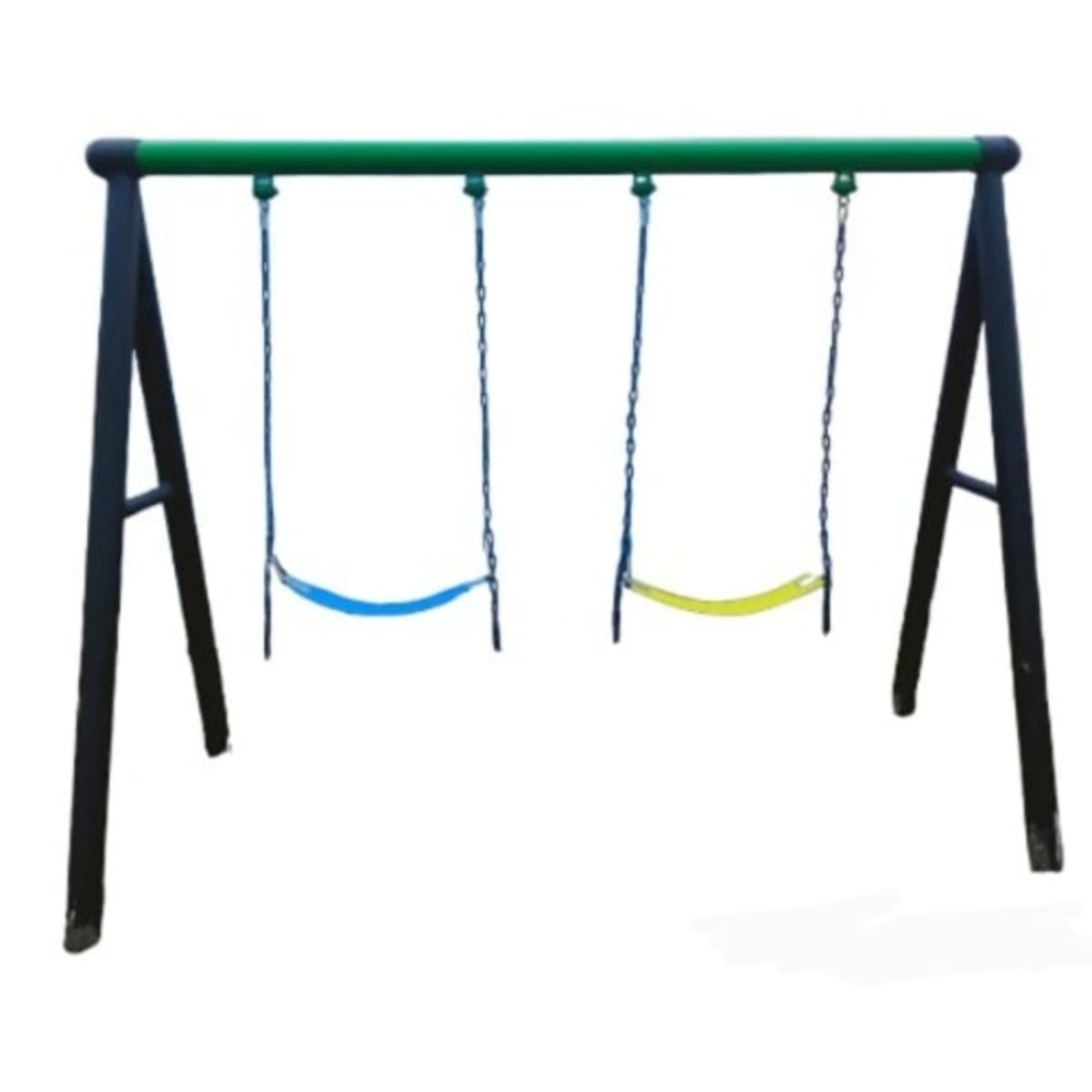 Outdoor Playground Swing-8ft X 4ft X 6.5ft -2 Seaters