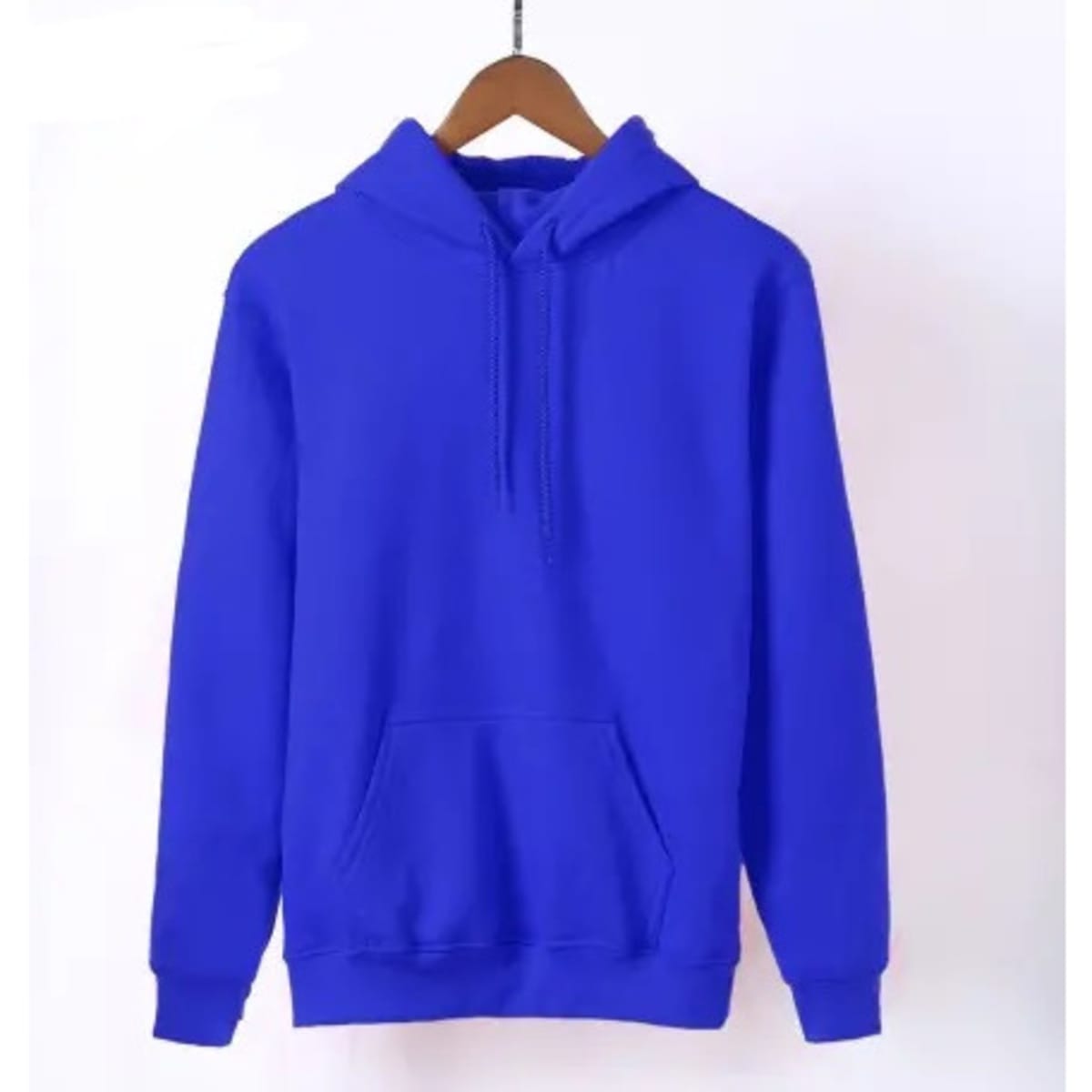 Royal blue shop plain hoodie