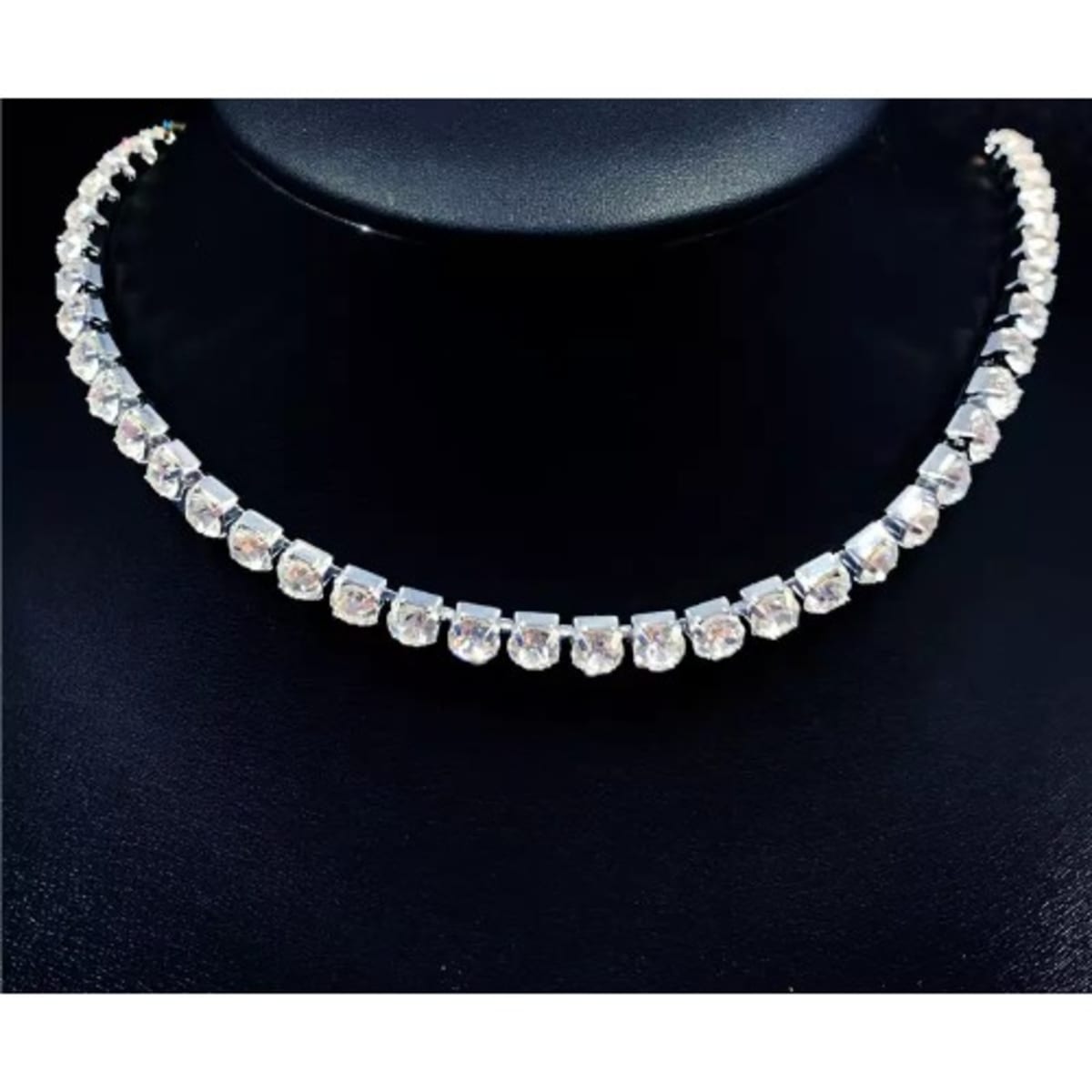 Cubic Zirconia Choker Rhinestone Necklace Konga Online Shopping