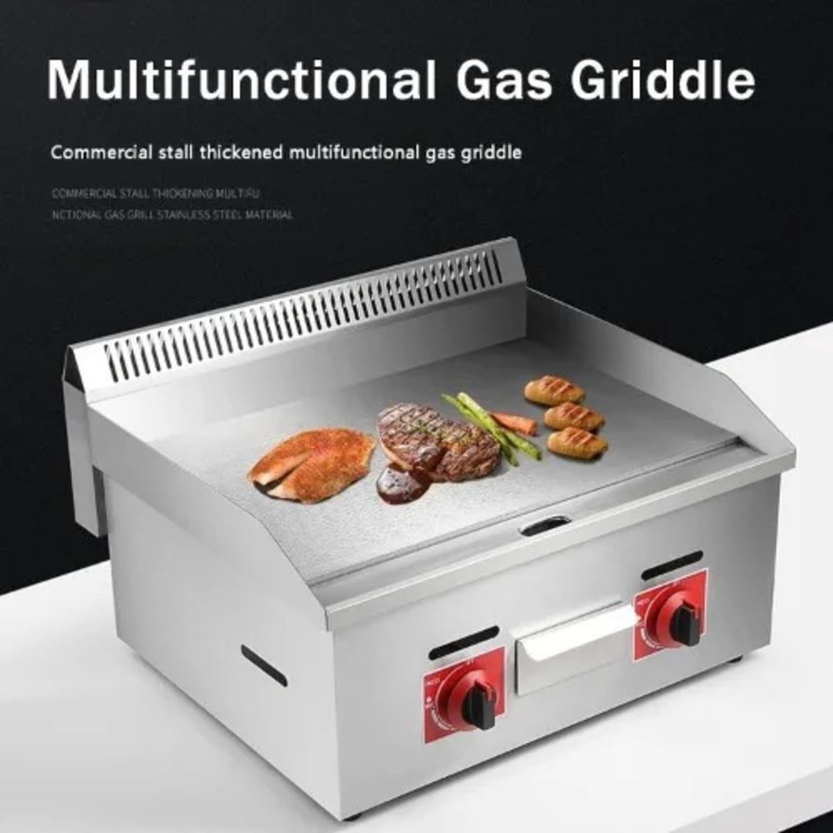Commercial Gas Griddle Grill Machine